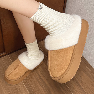 Pantofole da <span class=keywords><strong>Donna</strong></span> alla Moda, Antiscivolo, Calde, con Suola Spessa, Comode per Uso Domestico - Product Image 3