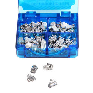 80 Piezas de Tubos Bucales Ortodónticos Manuales No Convertibles Roth MBT <span class=keywords><strong>para</strong></span> Primer Molar, <span class=keywords><strong>Material</strong></span> Metálico Monobloque <span class=keywords><strong>para</strong></span> Adhesión de Segundo Molar - Product Image 2