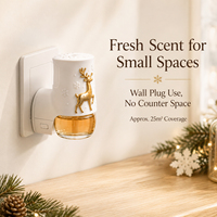 Diffuseur d'arômes de Noël Flocon de Neige Cerf 21ml, Machine à Parfum Sans Eau à Brancher pour la Maison, Cadeau, Vente en Gros
