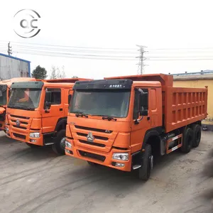 İkinci el Sinotruk 20 kübik Howo 371 375hp rhd kullanılmış damperli kamyonlar Howo damperli kamyon satılık