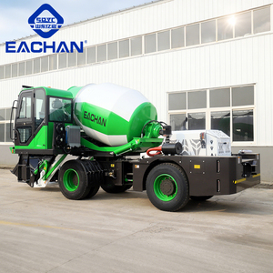 EACHAN Bestseller 4-Rad-Antrieb Betonmischer-LKW 3,5m3 Selbstladender Mischer-Pumpenwagen Bau-Beton-Zementmischer - Product Image 5