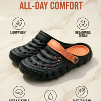 Chaussons et sandales d'été antidérapants en EVA personnalisés, tendance 2026, bicolores pour hommes – Vente en gros directe usine chinoise, succès commercial