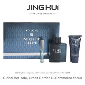 Set de <span class=keywords><strong>Perfume</strong></span> Masculino de Tono Amaderado de Tres Piezas para Comercio Exterior al por Mayor, Caja de Regalo Festiva, Tamaño Regular - Product Image 3