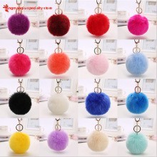 Nuevo Llavero Colgante 2026 con Borla de Pelo Sintético de Conejo Rex, Hecho a Mano, Adorno Creativo para Bolsos de Mujer - Product Image 5
