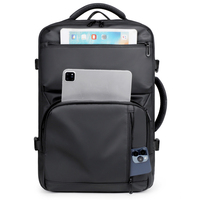 Mochila Expandible para Portátil de Negocios, Gran Capacidad, Resistente al Agua, 15.6 Pulgadas, para Viajes, Oficina, Uso Diario, para Hombre