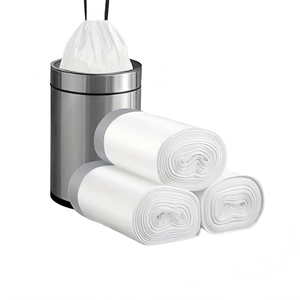 HuamaohengchunTrash Bags, Drawstring Garbage Bags, 8 Gallon Thickened Stretchy Waste Organization for Bathroom, Bedroom, <b>Kitchen</b> - Product Image 1
