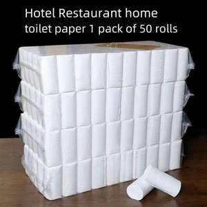 Papel Higiénico Impreso de Pulpa de Madera Virgen Personalizado de Alta Calidad al por Mayor - Product Image 2