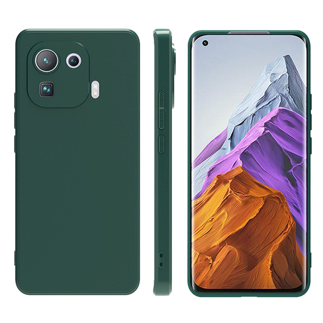 Soft TPU Silicone Camera protection Phone case for Redmi Note 10 10pro Frosted TPU for Xiaomi11 Pro Matte Blank Mobile Cover