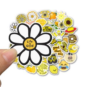 50 pz simpatici <span class=keywords><strong>adesivi</strong></span> mobili VSCO giallo ragazze impermeabili in vinile per bambini e girasole <span class=keywords><strong>adesivi</strong></span> <span class=keywords><strong>adesivi</strong></span> murali 3d - Product Image 1