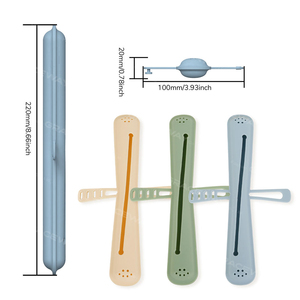 Novelty Gift Travel <b>Silicone</b> Toothbrush Case In-stock Makeup Brush & Toothbrush Storage Container OEM Storage <b>Tool</b> - Product Image 6
