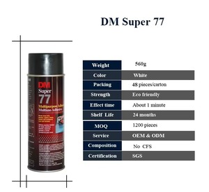 <span class=keywords><strong>Adhesivo</strong></span> en Aerosol Profesional <span class=keywords><strong>Super</strong></span> <span class=keywords><strong>77</strong></span> de Alta Resistencia y Secado Rápido para Unir Vinilo y Plástico - Product Image 6