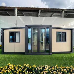 2025 <span class=keywords><strong>Casa</strong></span> de contenedores expandible 20ft/40ft Tamaño personalizado Puertas y ventanas de aluminio rotas térmicamente <span class=keywords><strong>Casa</strong></span> de contenedores expandible - Product Image 1