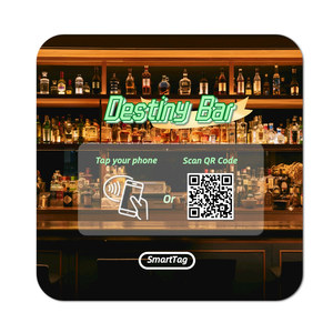 <span class=keywords><strong>NFC</strong></span> 213 215 216 Erişim Kontrol Kartları Benzersiz <span class=keywords><strong>QR</strong></span> Kodlu Sert PVC Etiketler Menü Panoları için Epoksi Menü ile - Product Image 6