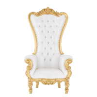 Chaises de trône royales en bois de teck massif fabriquées à la main, pour usage commercial, hôtelier, salle à manger, design européen moderne, durables, entrée de villa