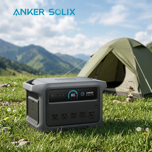 สถานีไฟฟ้าพกพา Anker Solix C1000X Gen2 ความจุ 1024 วัตต์ชั่วโมง กำลังไฟ 2000 วัตต์ คลื่นไซน์บริสุทธิ์ 13 พอร์ตจ่ายไฟ รองรับ WiFi แอปพลิเคชัน 230 โวลต์ มาตรฐาน CE RoHS UKCA - Product Image 1