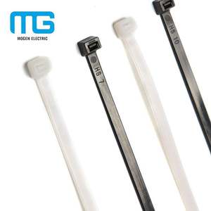 블랙 자동 잠금 나일론 플라스틱 나일론 케이블 타이 지퍼 타이 조임 보안 씰 나일론 지붕 클램프 20pcs CN;ZHE - Product Image 5