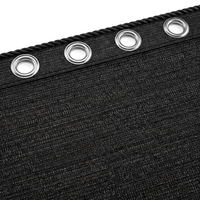 Voile d'ombrage personnalisée en HDPE respirant de qualité commerciale pour terrasse, jardin, cour, piscine – Protection solaire et rafraîchissement extérieur