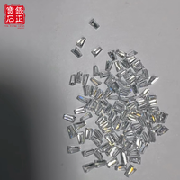 Moissanite VVS taille baguette conique petite taille, couleur D, passe le testeur de diamant, pierre de moissanite en vrac pour la fabrication de bijoux