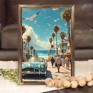 <span class=keywords><strong>Arte</strong></span> della Piramide <span class=keywords><strong>Egizia</strong></span> 20x30cm in Cornice di Legno Sabbiato - Product Image 2