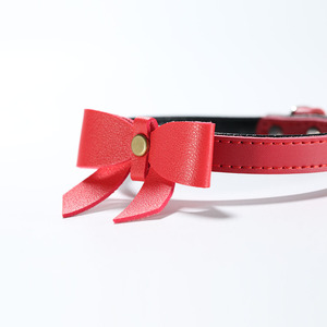 Premium Duurzaam Leer & Pu Hondenhalsband Met <span class=keywords><strong>Cartoon</strong></span> Bowtie Klinknagel-Zachte Elegante Verstelbare Pasvorm Voor Kleine Tot Middelgrote Katten En Honden - Product Image 6