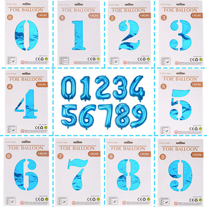 32-Inch Slim Digital Custom Paper Card Floating <strong>Balloon</strong> Foil Colorful Number <strong>Balloons</strong> <strong>Decorations</strong> for Birthday &amp; Wedding Parties - Product Image 5