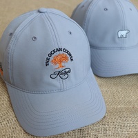 Topi Golf Olahraga 6 Panel Anti Air Bordir Logo Custom Grosir OEM Desain Baru Ringan Outdoor Unisex