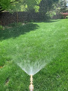 <span class=keywords><strong>Pistolet</strong></span> <span class=keywords><strong>à</strong></span> <span class=keywords><strong>eau</strong></span> haute pression en laiton massif avec poignée souple et jets réglables pour jardin et lavage de voiture - Product Image 3