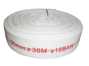 4 Bar 1 Inch Working Pressure Lay Flat PVC Material Fire Hose