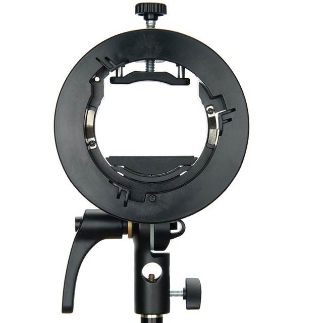 S2 Bowens Mount Flash S-type Speedlite Holder Bracket for Godox V1 V860II AD200 AD400PRO Speedlite Flash Snoot Softbox