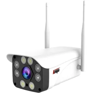图雅户外1080p高清无线安全摄像头Wifi子弹防水闭路电视智能家居DC 12v支持彩色夜视