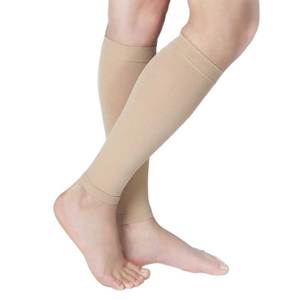 <span class=keywords><strong>Chaussettes</strong></span> hautes de genou de Compression de haute qualité <span class=keywords><strong>pour</strong></span> protection médicale manchon de gonflement de jambe de mollet 15-20 MmHg - Product Image 6