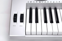 Clavier électronique MK810 à 61 touches en plastique, style piano, pour débutants, avec lecteur USB, lecture MP3, écran LCD, 128