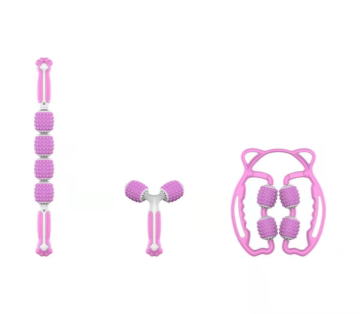 Мышечный роликовый массажер-Палка для облегчения мышц ног, шеи, рук, талии, боли в спине после йоги