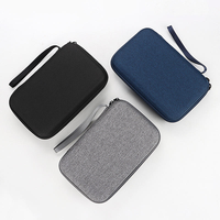 Étui de transport portable en EVA rigide pour appareils électroniques, organiseur technique, étui de rangement pour câbles USB, étui étanche avec fermeture éclair, boîte pour gadgets numériques