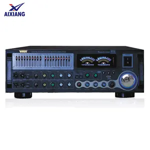 Stereo mixer karaoke amplifier with USB/FM TUNER/BT input