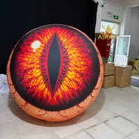 Yeux gonflables réalistes pour Halloween, décoration suspendue pour fête sur le thème de l'horreur d'Halloween