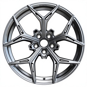 Jantes en alliage noir 17 18 19 20 5X108 5X112 5X114.3 5X120 M4/M5/M7 Multi-rayons Rétrofit/Mise à niveau en alliage d'aluminium pour voiture de course - Product Image 1
