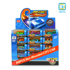 60 piezas de coche de Ciudad de sangre caliente alas deformadas 1:72 mini coche deslizante fundido a presión para niños de 3 años + - Product Image 2