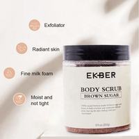 Honey Black Sugar Whitening Body Scrub Brown Sugar Scrub Organic Private Label Arabica Body Natural Brown Sugar Scrub