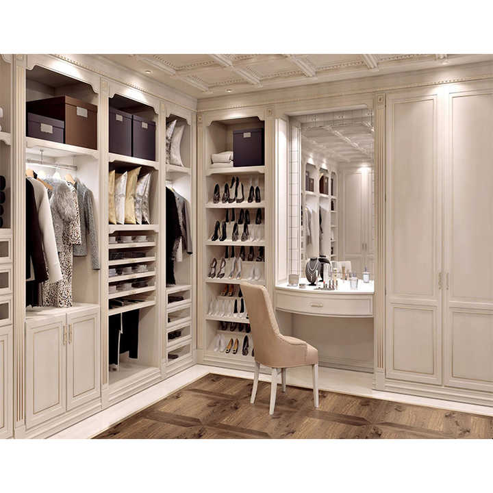 Custom White Oak Wood Built-in Closets for Modern Homes