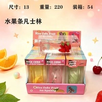 Jouet anti-stress souple en gel transparent fait main, en forme de barre de fruit, très translucide, rebondissant, en gelée, vente en gros
