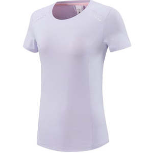 Kaos Yoga Lengan Pendek Custom, Lembut, Menyerap Keringat, 4 Arah Stretch, Ringan, Atasan Gym Fitness Lari, Grosir - Product Image 1