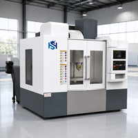 Centre d'usinage vertical haute vitesse, fraiseuse CNC avec magasin de 24 outils pour le traitement de pièces de précision