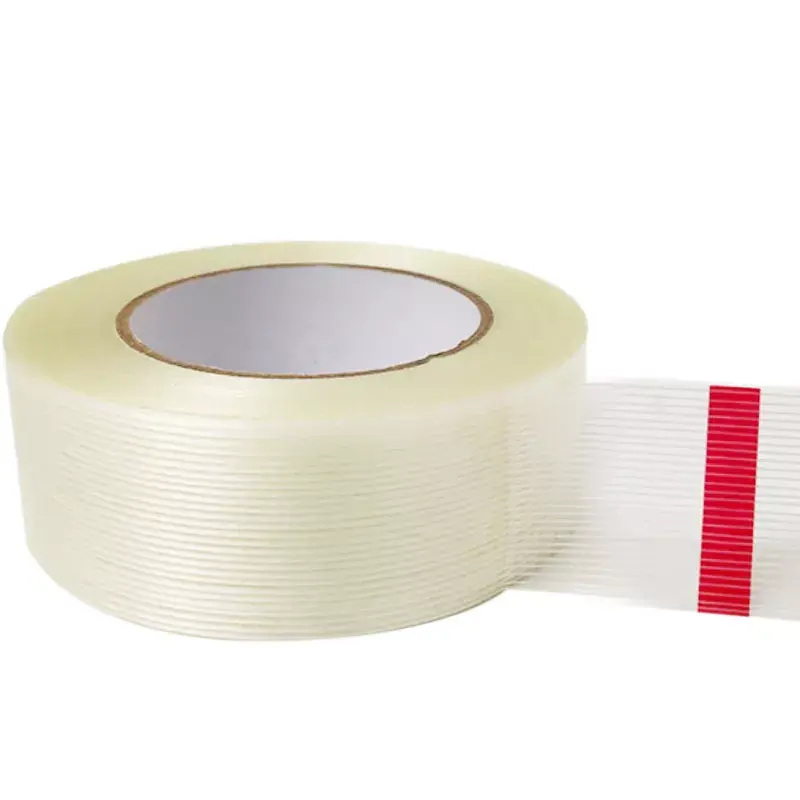 High Quality Cross Braided Solvent Resistant Hot Melt Glass Fiber Filament Tape