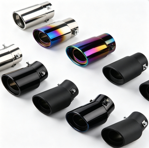 Terminale di Scarico AsiaLink in Titanio e Acciaio Inossidabile per Veicoli - Product Image 1