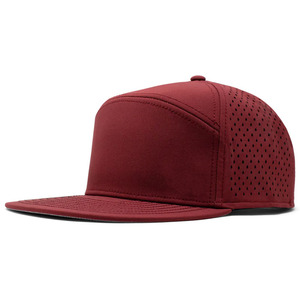 Tùy Chỉnh PVC Biểu Tượng Người Đàn Ông Phẳng <span class=keywords><strong>Brim</strong></span> Logo Bóng Chày Snapback Không-Không Thấm Nước Đục Lỗ Trenches Hiệu Suất Thủy Không Thấm Nước Cap Mũ - Product Image 1