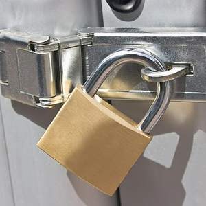 उच्च गुणवत्ता वाला सस्ता 30 मिमी छोटा दरवाजा लॉक एंटी-चोरी सुरक्षा ठोस पीतल पदलॉक - Product Image 2