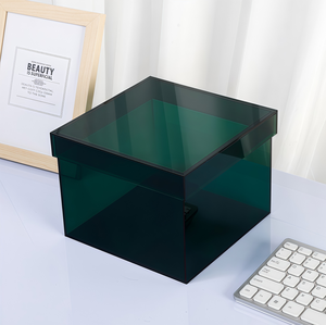 Caja de Exhibición Acrílica con Tapa y Logotipo Personalizado, Estuche de Almacenamiento a Prueba de Polvo para Figuras de Acción y Modelos, Organizador Coleccionable Multicolor - Product Image 3