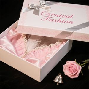 Caja de Embalaje de Cartón Magnético de Alta Gama, Materiales Reciclados, para Disfraces de Fiesta de Navidad, Forro de Esponja, Calcetines, Espectáculo - Product Image 1