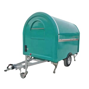 Remolque de Comida Rápida Móvil, Totalmente Equipado, Camión de Café, Horno de Pizza, Freidora Solar, Carrito de Aluminio, 1 Año de Garantía - Product Image 1